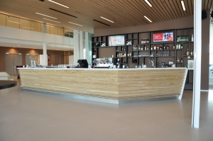 horeca-projectinrichting bar van solid surface