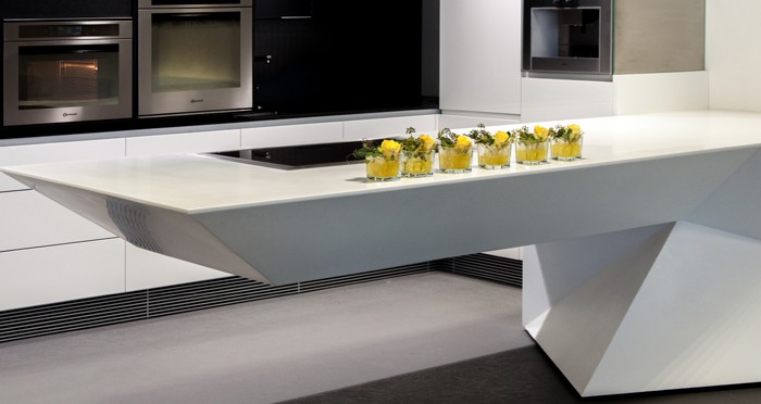 Keukenblad van solid surface